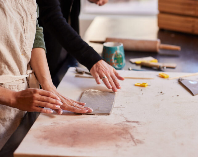 hand building clay