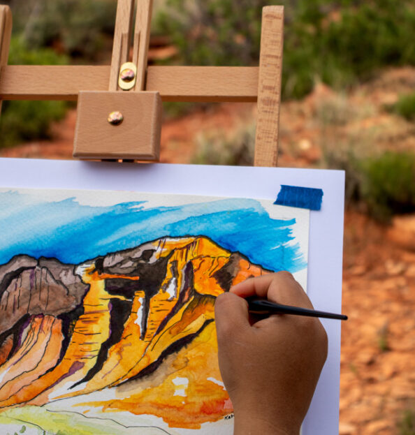 Mixed Media Class at Artist Cottage