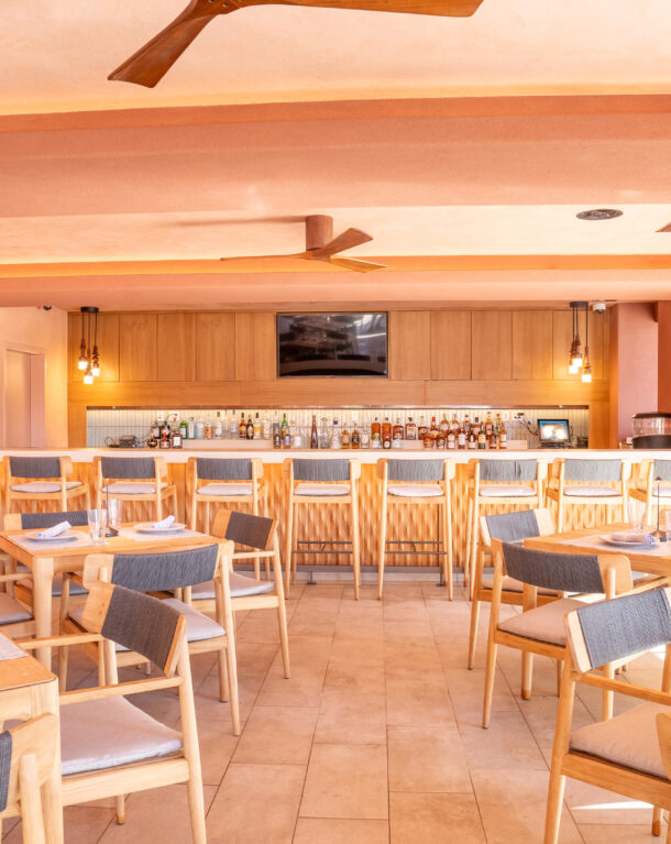 The Edge restaurant interior view