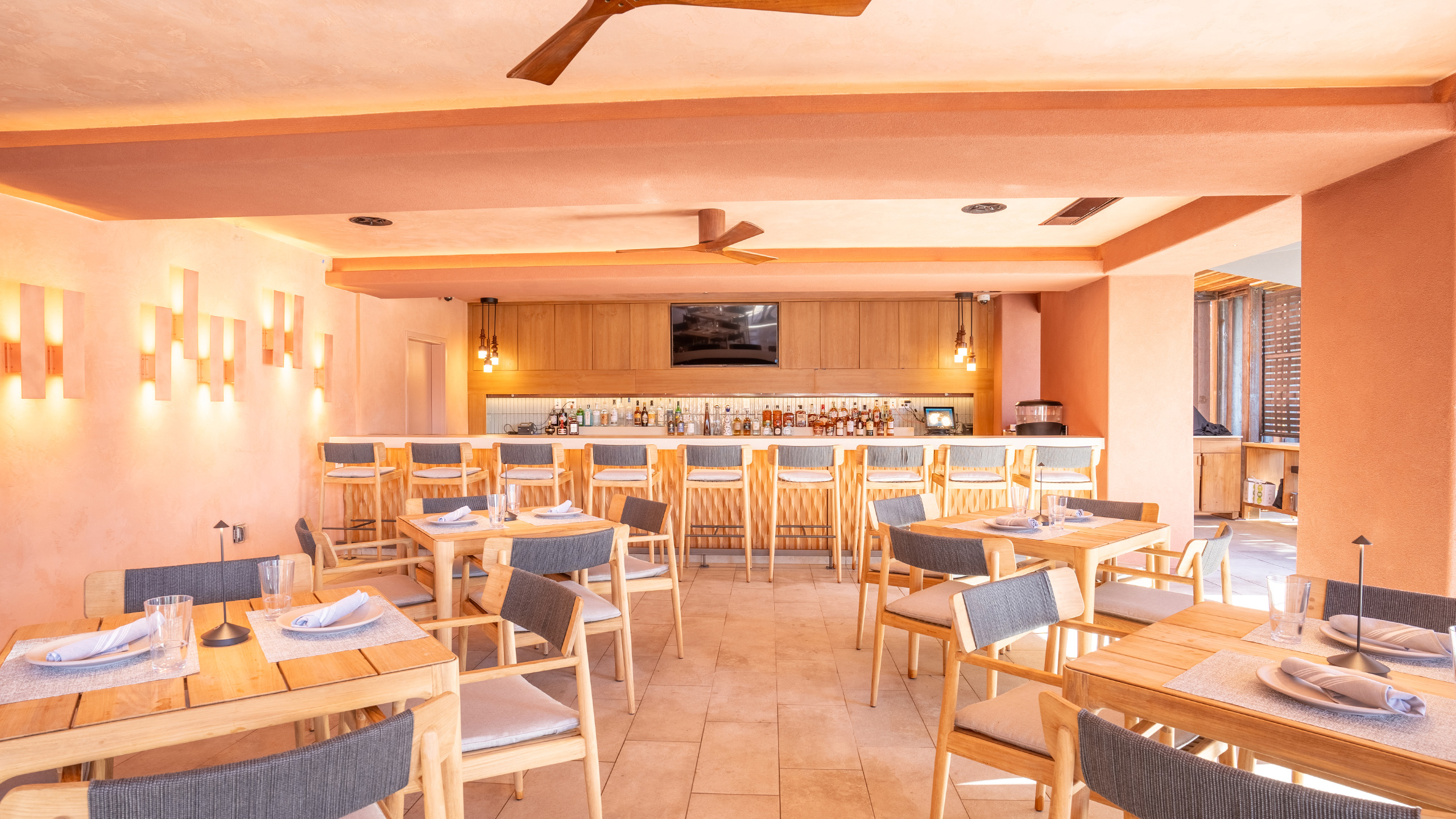 The Edge restaurant interior view